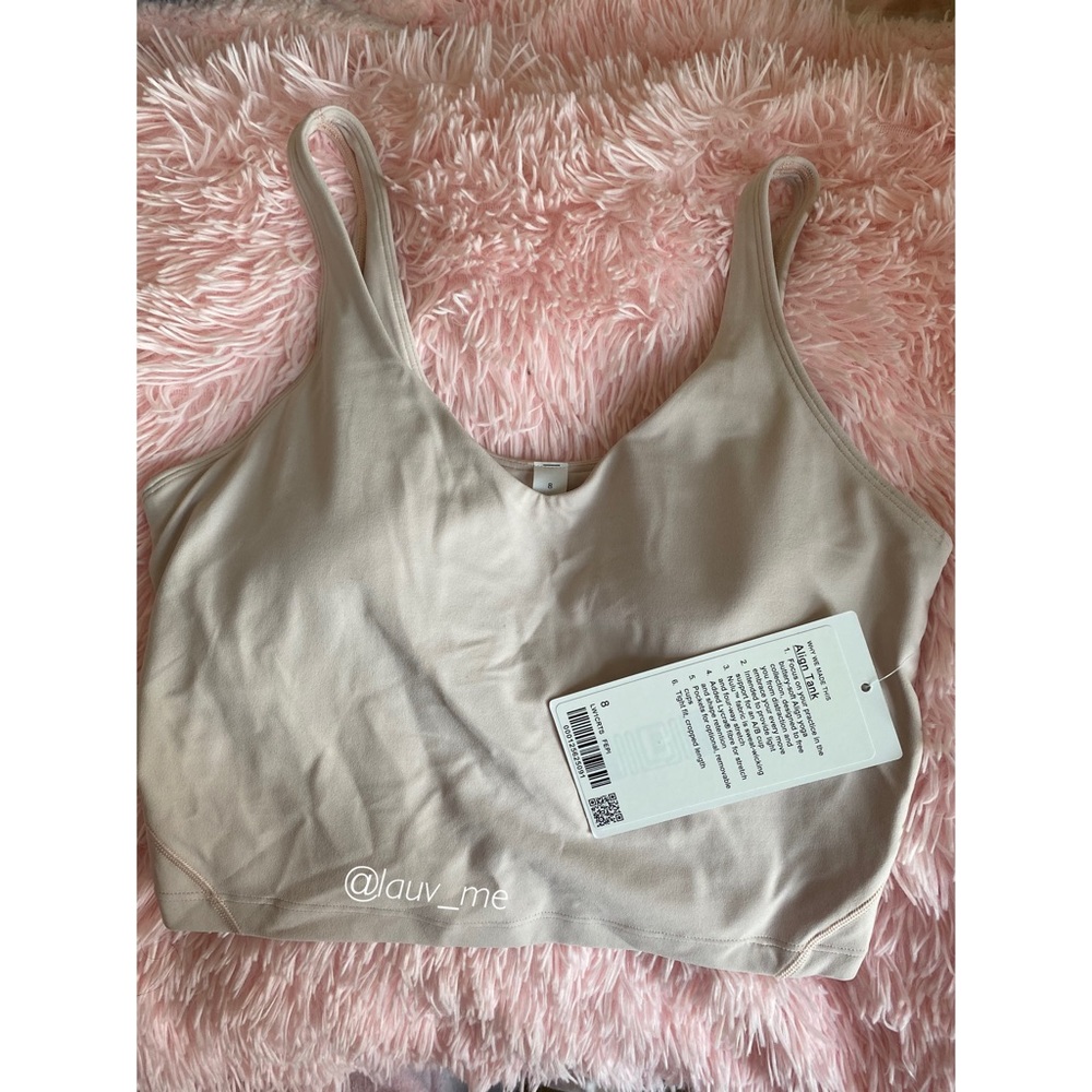Lululemon Align Tank Feather Pink Size 8